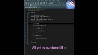 C programming | All prime numbers till n | Coding With Sohail #shorts #short