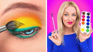 MAKE-UP-SCHMUGGEL IM UNTERRICHT || Zurück zur Schule mit schönem Make-up auf 123 GO!