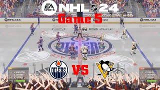 NHL 24 Pittsburgh Penguins VS Edmonton Oilers Stanley Cup Finals Game 5 (PS5)