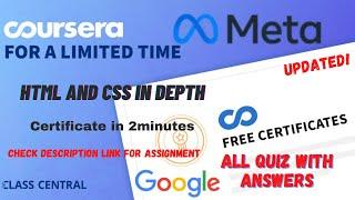 HTML and CSS in depth,(week1-3) All Quiz Answers.#coursera #mr #quiz #quiztime #courses #mr #answer