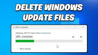 How To Delete Windows Update Files | Free Up Space & Boost Performance - Windows 11 PC & Laptop 2025