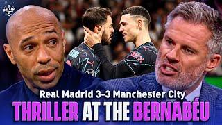 Thierry Henry, Micah & Carragher react to Real Madrid 3-3 Man City! | UCL Today | CBS Sports Golazo