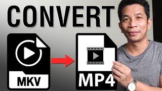 HOW TO CONVERT MKV to MP4 EASY AND FAST USING VLC MEDIA PLAYER
