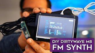 Sound design tutorial on a DIY Dirtywave M8 FM synthesizer