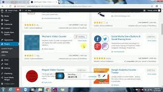 how to add visitor counter in wordpress website