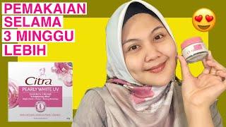 REVIEW CITRA PEARLY WHITE UV ESSENCE CREAM FACIAL MOISTURIZER | PEMAKAIAN SELAMA 3 MINGGU