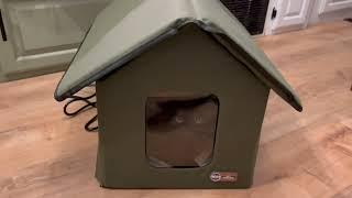 K&H Pet Products Outdoor Heated Kitty House, Outdoor Cat House for Outside Community Cats Review