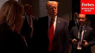 BREAKING NEWS: Trump Arrives Backstage At RNC, First Public Appearance Since Assassination Attempt