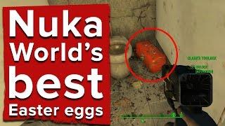 Nuka World's best Easter Eggs - Fallout 4 DLC gameplay