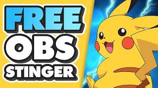 FREE OBS Stinger Transition for OBS and Streamlabs: Pokemon