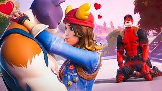 SKYE Y MIAUSCULOS: ALGO MÁS QUE AMIGOS… | Película de Fortnite (Historia de Amor Deadpool)