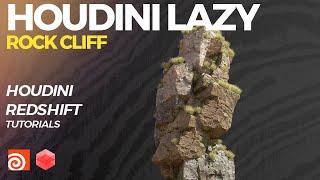 Houdini Quick Setup Rock Cliff With Megascan Bridge