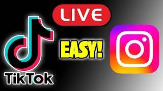 Tik Tok Live Streaming made easy! Instagram too