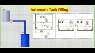 LabVIEW- Automatic Tank Filling Process in LabVIEW