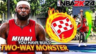 *NEW* LEBRON JAMES BUILD is a TWO WAY MONSTER on NBA 2K24