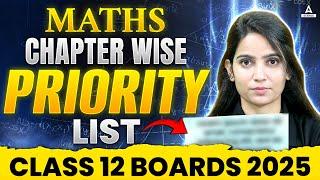 Class 12 Math: Must-Do Chapters to Score 100/100  बस इतना पढ़ लो !