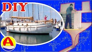 How I build a big sailing boat with plastic pipes and plywood