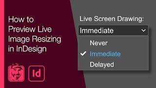 How to Preview Live Image Resizing in InDesign