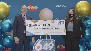 Canadian teenager wins $48m jackpot with her first lottery ticket