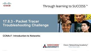 Курс Молодого Бойца Cisco Часть 1 2021 CCNA ITN 17.8.3 Cisco Packet Tracer Troubleshooting Challenge