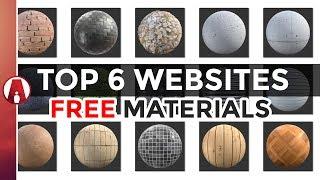Top 6 Websites for FREE Textures and Materials (PBR)