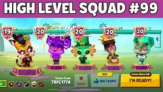 Caly | Paco | Jade | Lizzy | High Level Squad #99 | Zooba