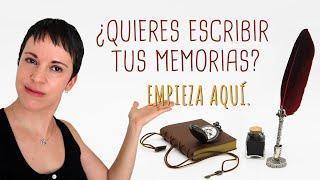 ¿Quieres escribir tus memorias? Empieza aquí: cinco preguntas base.