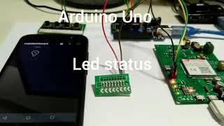 SIM7600 GSM Modem - MQTT demonstration with Arduino Uno