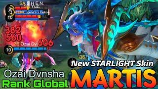 Nethersea Terror Martis New STARLIGHT Skin Gameplay - Top Global Martis by Ozai Dvnsha - MLBB