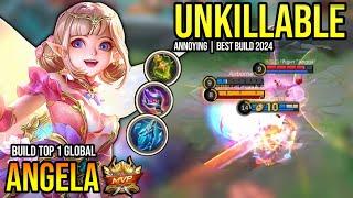 ANGELA BEST BUILD 2024 | BUILD TOP GLOBAL ANGELA GAMEPLAY | MOBILE LEGENDS