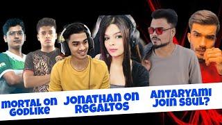 JONATHAN ON MORTAL || GAMING TIPS & REGALTOS  || ANTARYAMI JOIN S8UL #S8ULnews #bgmi