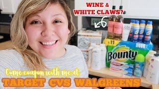 MONEYMAKER WINE + 50% OFF WHITE CLAWS AT TARGET | Extreme Couponing Vlog | Karlasavings