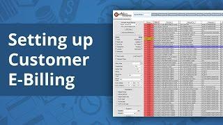 Aljex Vision: Setting up a Customer for E-Billing