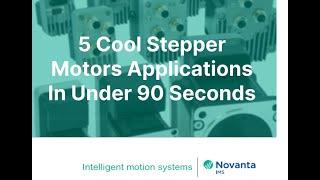 5 Cool Stepper Motors Applications In Under 90 Seconds