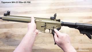 Vorstellung Tippmann M4 22 Elite GS FDE Kaliber  .22lr