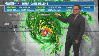 Hurricane Helene makes landfall in Florida