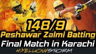 Peshawar Zalmi Batting | PSL 3 Final in KHI | Peshawar Zalmi Vs Islamabad United | HBL PSL 2018|M1F1