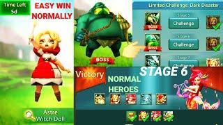 Lords mobile limited challenge dark disaster stage 6