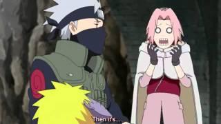 Funny NaruSaku moment - Naruto faints from Sakura's poison Kunai