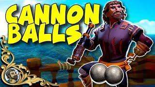 Sea Of Thieves - NEW CANNON BALLS ? - Whos got the biggest cannonballs