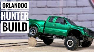 Smallest RC Crawler?! Orlandoo Hunter 1/35 Ford F150 Micro RC Crawler Build!