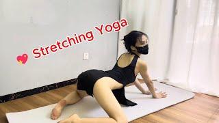  Stretching Yoga No Panty || Morning Yoga for Full Body Flexibility THX to UniqueYu