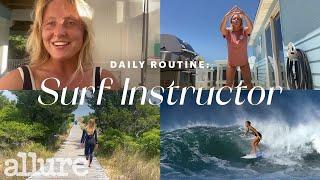 A Surfer's Entire Routine, from Waking Up to Catching Waves | Work It |  Allure