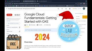 Google Cloud Fundamentals: Getting Started with GKE | #qwiklabs | #coursera  | [With Explanation️]