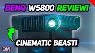 *NEW* BENQ W5800 REVIEW - 4K LASER HOME THEATER PROJECTOR