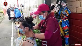 MARTHA  PANGOL & LILIANA , OLD SCHOOL SPIRITUAL CLEANSING, MARKET LIMPIA (Feria Libre Cuenca), ASMR