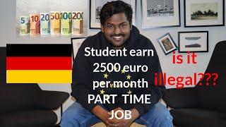 2022 STUDENT EARN 2500  THROUGH PARTIME JOB IN GERMANY| STUDENT EARN 2500 EURO BY PARTIME JOB