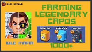 Idle Mafia - Farming Legendary Capos (Safe 1000+) ¤ June 2022