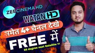 4 Channels Free to Air FTA including Watan HD and Zee Cinema HD at Videocon d2h direction 