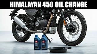 RE Himalayan 450 - How to do an Engine Oil Change